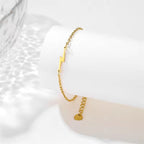 Shoperly B-76 18k Gold Plated Stainless Steel Tarnish Free Waterproof Female Jewellery