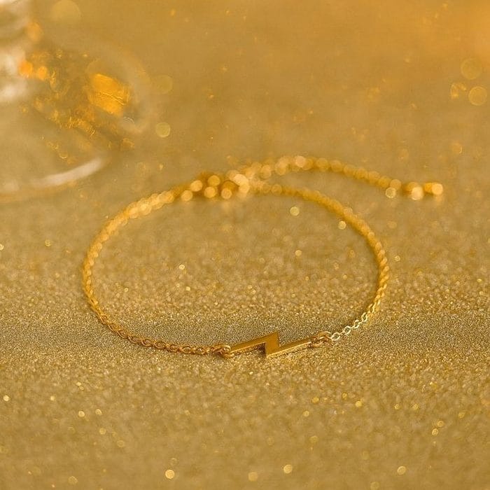 Shoperly B-76 18k Gold Plated Stainless Steel Tarnish Free Waterproof Female Jewellery