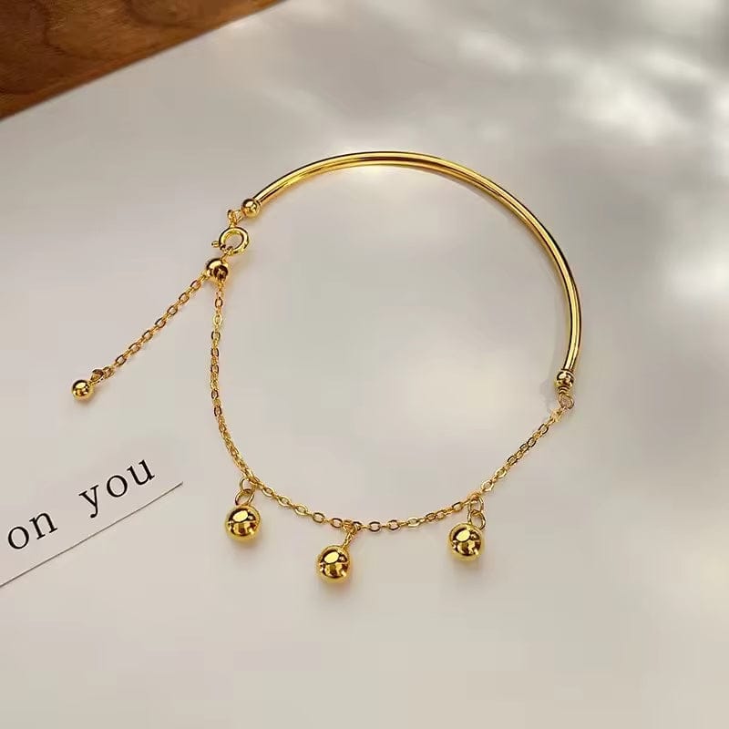 Shoperly B-77 18k Gold Plated Stainless Steel Tarnish Free Waterproof Female Jewellery