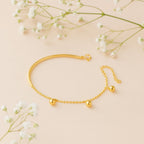 Shoperly B-77 18k Gold Plated Stainless Steel Tarnish Free Waterproof Female Jewellery