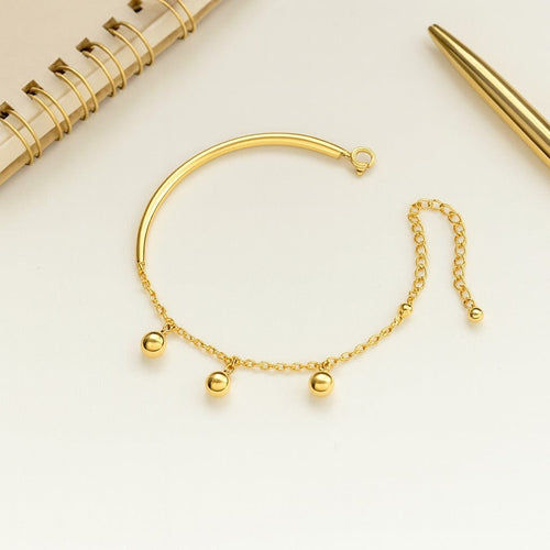 Shoperly B-77 18k Gold Plated Stainless Steel Tarnish Free Waterproof Female Jewellery