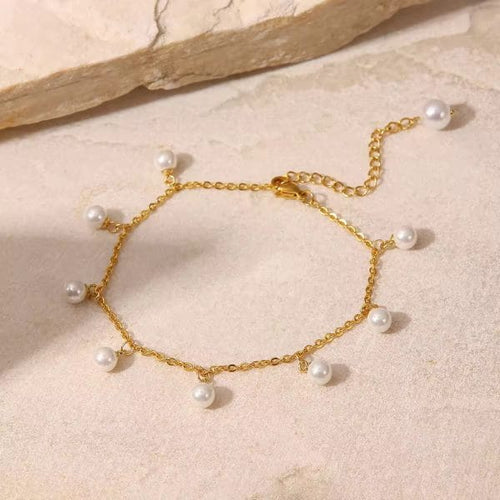 Shoperly B-81 18k Gold Plated Stainless Steel Tarnish Free Waterproof Female Jewellery