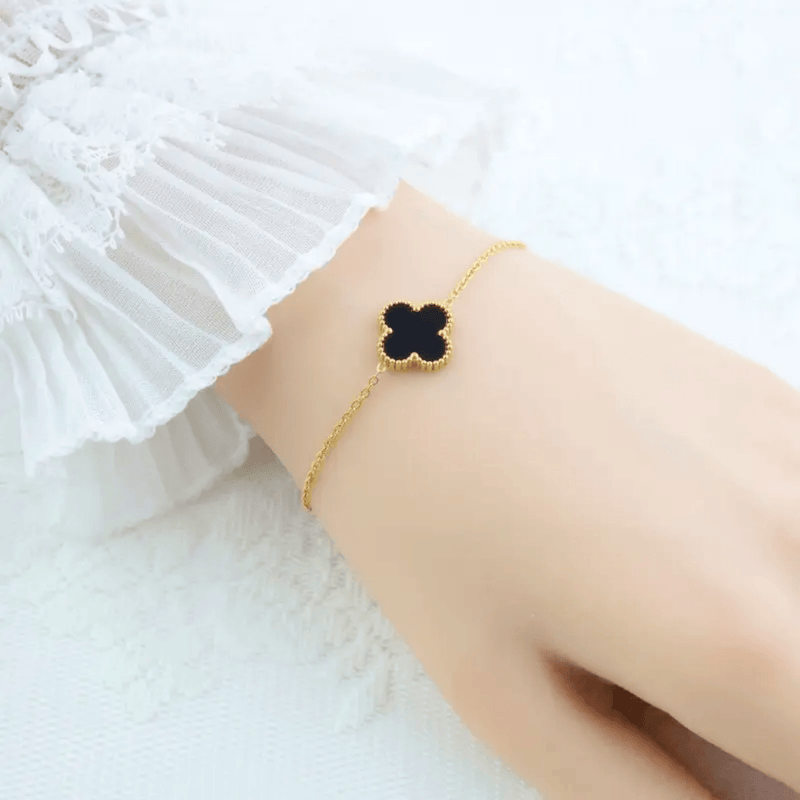Shoperly B-83 (RIVERSIBLE)18k Gold Plated Stainless Steel Tarnish Free Waterproof Female Jewellery