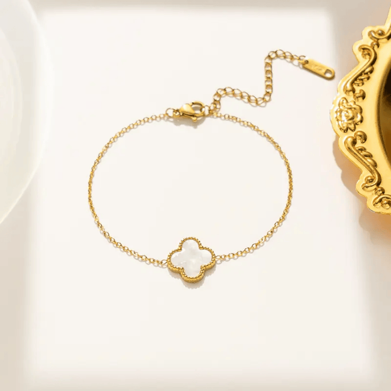 Shoperly B-83 (RIVERSIBLE)18k Gold Plated Stainless Steel Tarnish Free Waterproof Female Jewellery