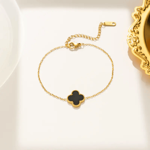 Shoperly B-83 (RIVERSIBLE)18k Gold Plated Stainless Steel Tarnish Free Waterproof Female Jewellery