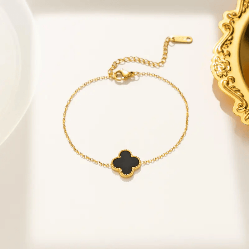 Shoperly B-83 (RIVERSIBLE)18k Gold Plated Stainless Steel Tarnish Free Waterproof Female Jewellery