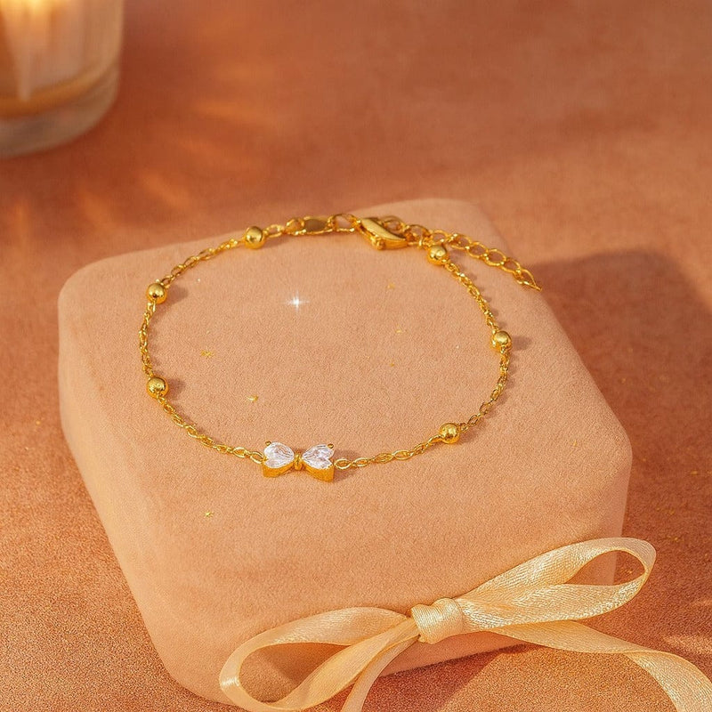Shoperly B-84  18k Gold Plated Stainless Steel Tarnish Free Waterproof Female Jewellery