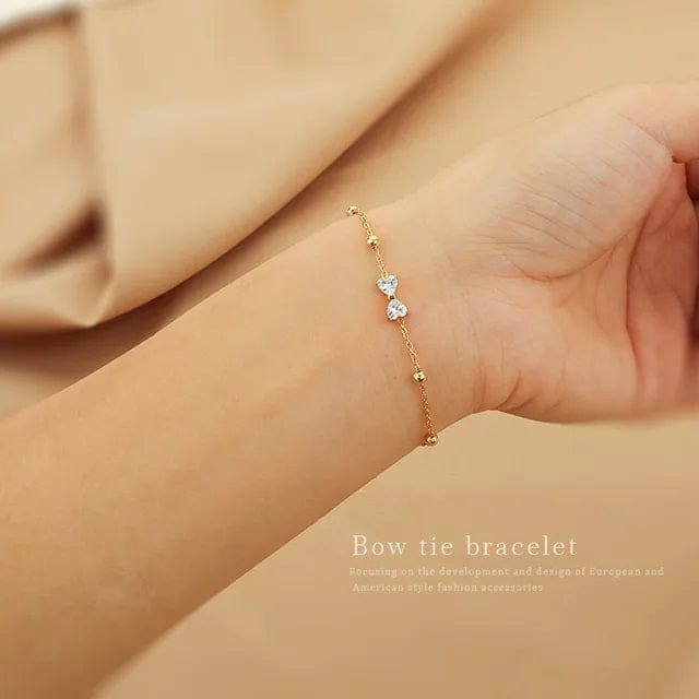 Shoperly B-84  18k Gold Plated Stainless Steel Tarnish Free Waterproof Female Jewellery