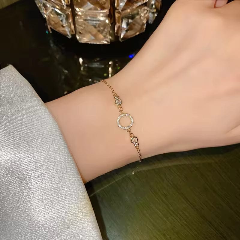 Shoperly B-85 18k Gold Plated Stainless Steel Tarnish Free Waterproof Female Jewellery
