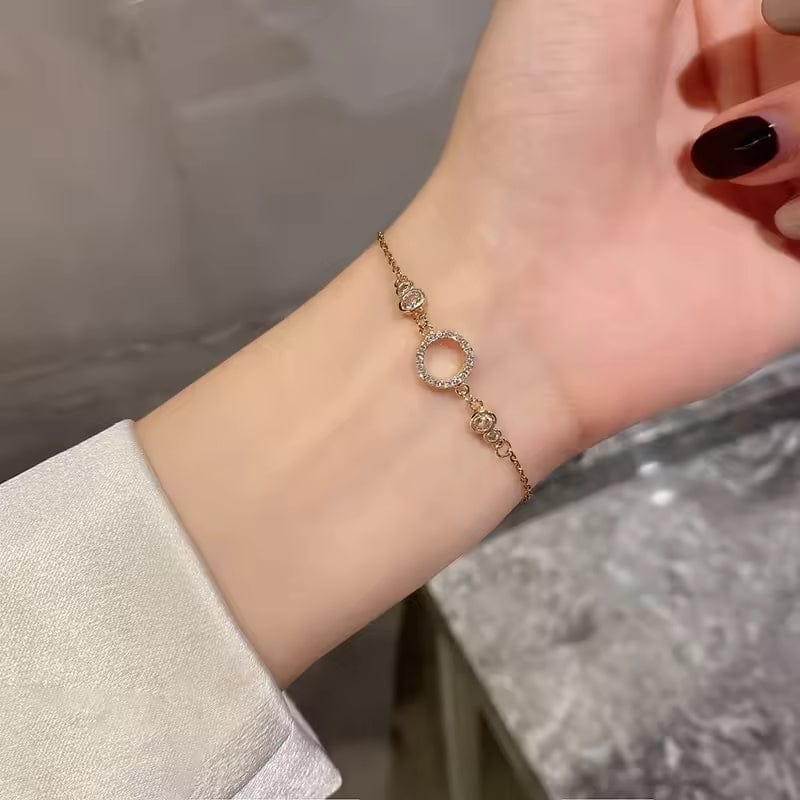 Shoperly B-85 18k Gold Plated Stainless Steel Tarnish Free Waterproof Female Jewellery