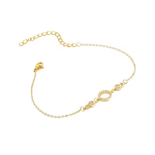 Shoperly B-85 18k Gold Plated Stainless Steel Tarnish Free Waterproof Female Jewellery