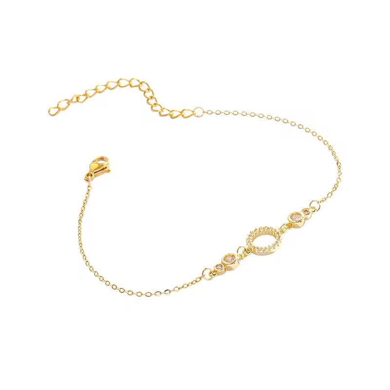 Shoperly B-85 18k Gold Plated Stainless Steel Tarnish Free Waterproof Female Jewellery