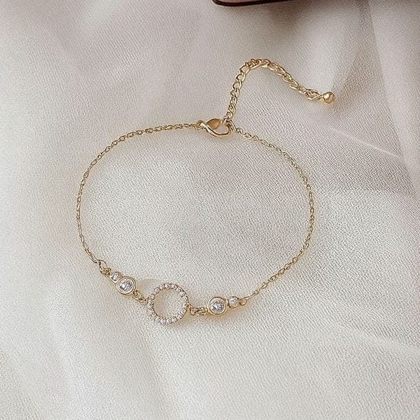 Shoperly B-85 18k Gold Plated Stainless Steel Tarnish Free Waterproof Female Jewellery