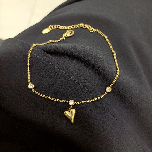 Shoperly B-86 18k Gold Plated Stainless Steel Tarnish Free Waterproof Female Jewellery