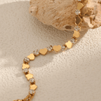 Shoperly B-87-18k Gold Plated Stainless Steel Tarnish Free Waterproof Female Jewellery