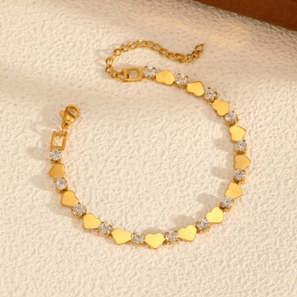 Shoperly B-87-18k Gold Plated Stainless Steel Tarnish Free Waterproof Female Jewellery