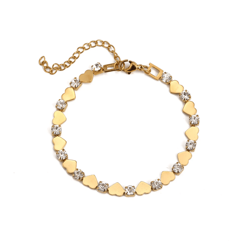 Shoperly B-87-18k Gold Plated Stainless Steel Tarnish Free Waterproof Female Jewellery