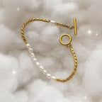 Shoperly B-90 18k Gold Plated Stainless Steel Tarnish Free Waterproof Female Jewellery