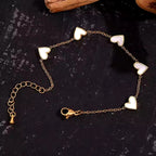 Shoperly B-91 18k Gold Plated Stainless Steel Tarnish Free Waterproof Female Jewellery