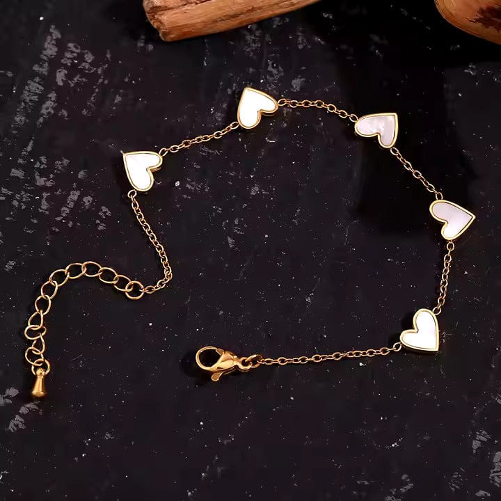 Shoperly B-91 18k Gold Plated Stainless Steel Tarnish Free Waterproof Female Jewellery