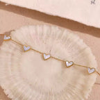 Shoperly B-91 18k Gold Plated Stainless Steel Tarnish Free Waterproof Female Jewellery