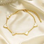 Shoperly B-91 18k Gold Plated Stainless Steel Tarnish Free Waterproof Female Jewellery
