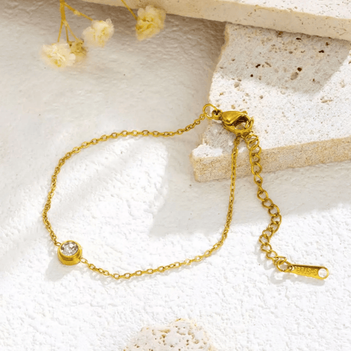 Shoperly B-92 18k Gold Plated Stainless Steel Tarnish Free Waterproof Female Jewellery