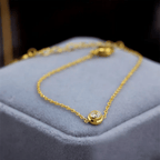 Shoperly B-92 18k Gold Plated Stainless Steel Tarnish Free Waterproof Female Jewellery