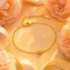 Shoperly B-92 18k Gold Plated Stainless Steel Tarnish Free Waterproof Female Jewellery