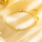 Shoperly B-92 18k Gold Plated Stainless Steel Tarnish Free Waterproof Female Jewellery