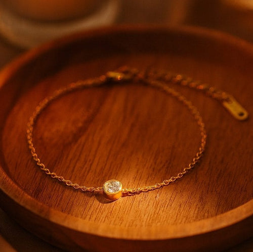Shoperly B-92 18k Gold Plated Stainless Steel Tarnish Free Waterproof Female Jewellery