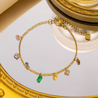Shoperly B-93 18k Gold Plated Stainless Steel Tarnish Free Waterproof Female Jewellery