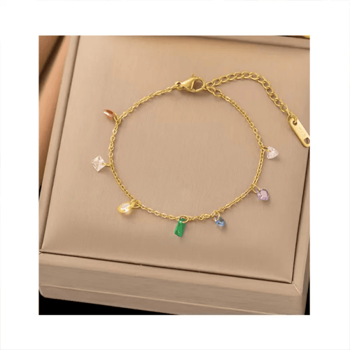 Shoperly B-93 18k Gold Plated Stainless Steel Tarnish Free Waterproof Female Jewellery
