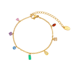 Shoperly B-93 18k Gold Plated Stainless Steel Tarnish Free Waterproof Female Jewellery