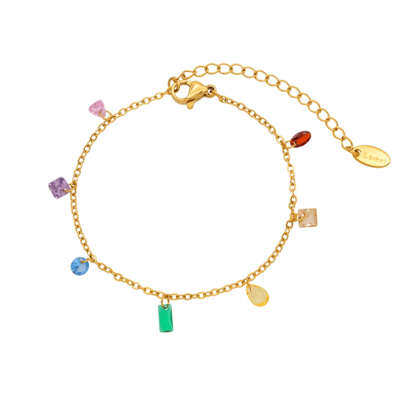 Shoperly B-93 18k Gold Plated Stainless Steel Tarnish Free Waterproof Female Jewellery
