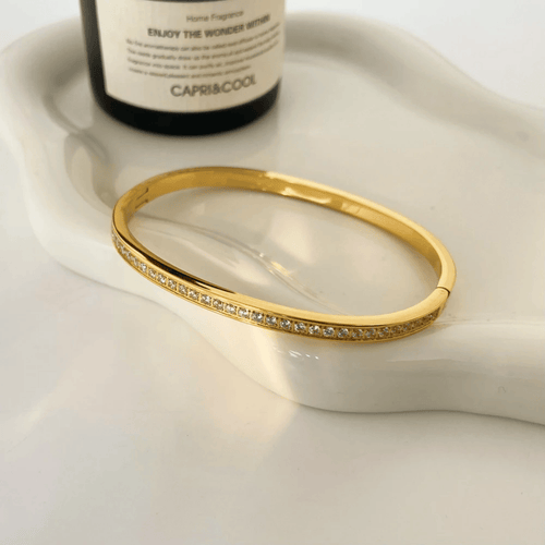 Shoperly B-94 18k Gold Plated Stainless Steel Tarnish Free Waterproof Female Jewellery