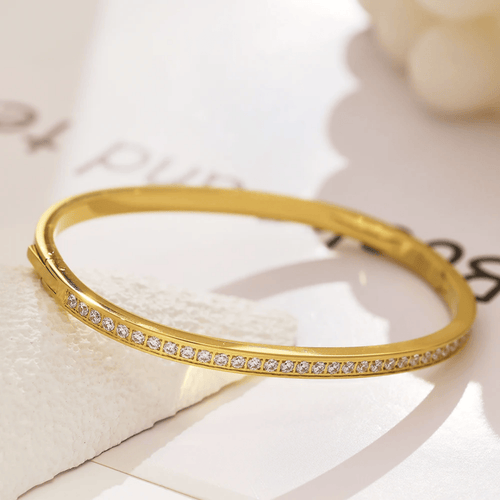 Shoperly B-94 18k Gold Plated Stainless Steel Tarnish Free Waterproof Female Jewellery