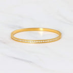 Shoperly B-94 18k Gold Plated Stainless Steel Tarnish Free Waterproof Female Jewellery
