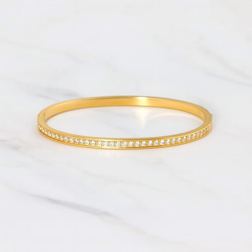 Shoperly B-94 18k Gold Plated Stainless Steel Tarnish Free Waterproof Female Jewellery