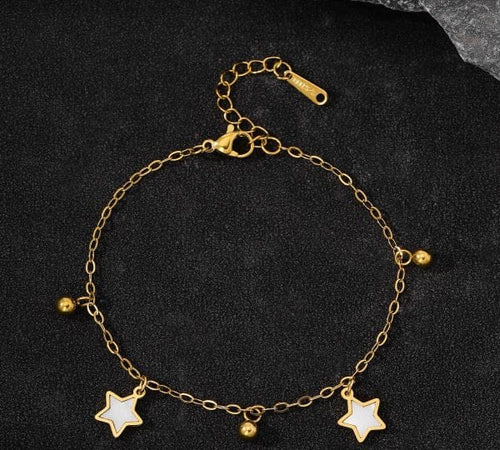 Shoperly Bracelet Iona bracelet– 18k Gold Plated Stainless Steel Tarnish Free Waterproof Female Jewellery