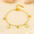 Shoperly Bracelet Iona bracelet– 18k Gold Plated Stainless Steel Tarnish Free Waterproof Female Jewellery