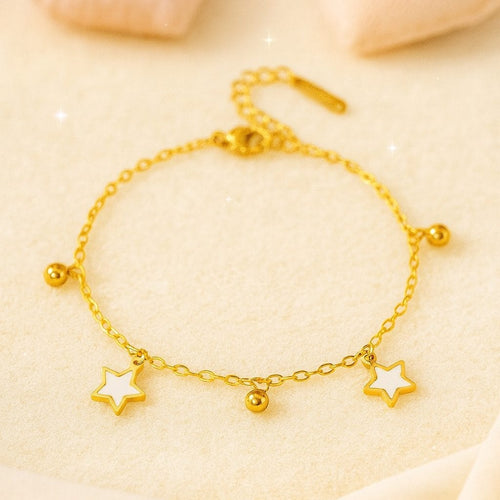 Shoperly Bracelet Iona bracelet– 18k Gold Plated Stainless Steel Tarnish Free Waterproof Female Jewellery