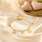 Shoperly Bracelet Iona bracelet– 18k Gold Plated Stainless Steel Tarnish Free Waterproof Female Jewellery