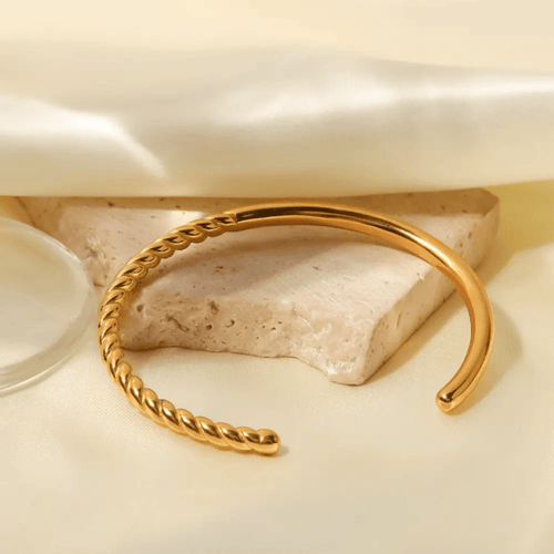 Shoperly Bracelets B-111– 18k Gold Plated Stainless Steel Tarnish Free Waterproof Female bracelet