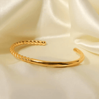 Shoperly Bracelets B-111– 18k Gold Plated Stainless Steel Tarnish Free Waterproof Female bracelet