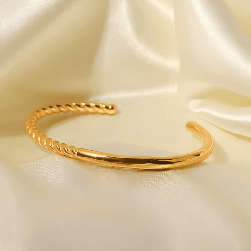 Shoperly Bracelets B-111– 18k Gold Plated Stainless Steel Tarnish Free Waterproof Female bracelet