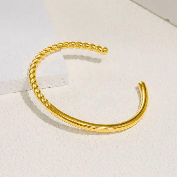 Shoperly Bracelets B-111– 18k Gold Plated Stainless Steel Tarnish Free Waterproof Female bracelet