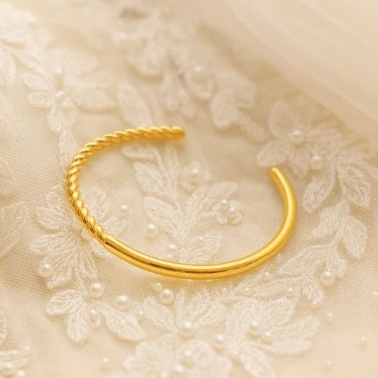 Shoperly Bracelets B-111– 18k Gold Plated Stainless Steel Tarnish Free Waterproof Female bracelet