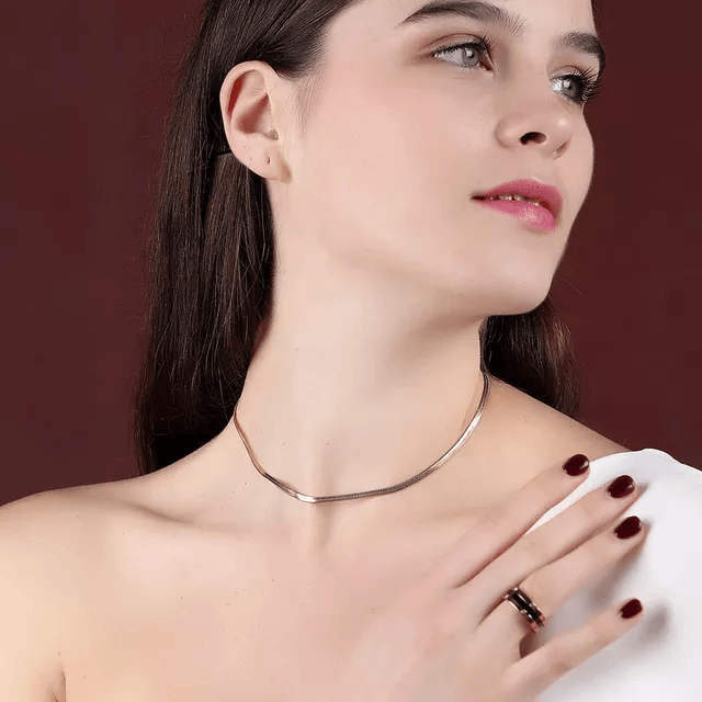Shoperly C-139 18k Gold Plated Stainless Steel Tarnish Free Waterproof Female Jewellery