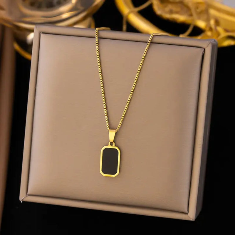 Shoperly C-174-18k Gold Plated Stainless Steel Tarnish Free Waterproof Female Jewellery